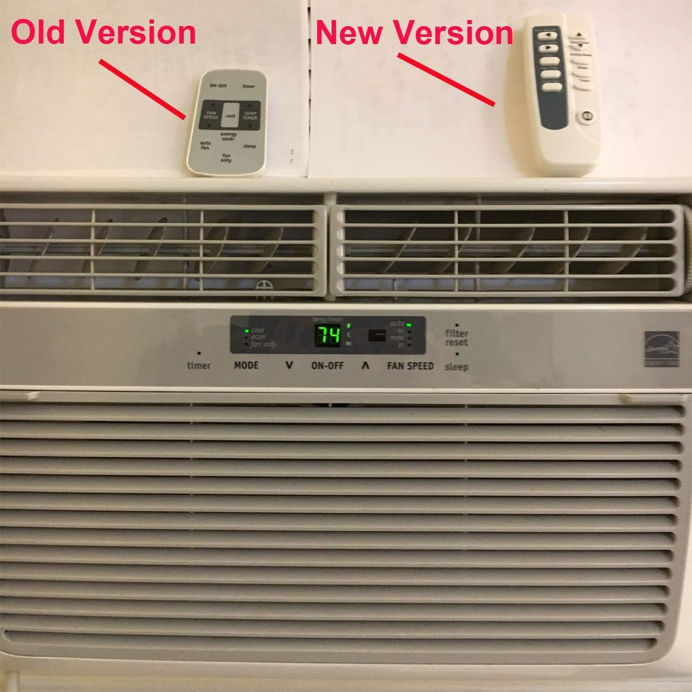 Replacement for Frigidaire Air Conditioner Remote Control Model Number RG15D E