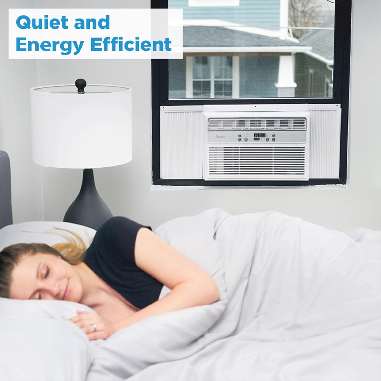 Midea 8,000 BTU EasyCool Window Air Conditioner, Dehumidifier and Fan – Cool
