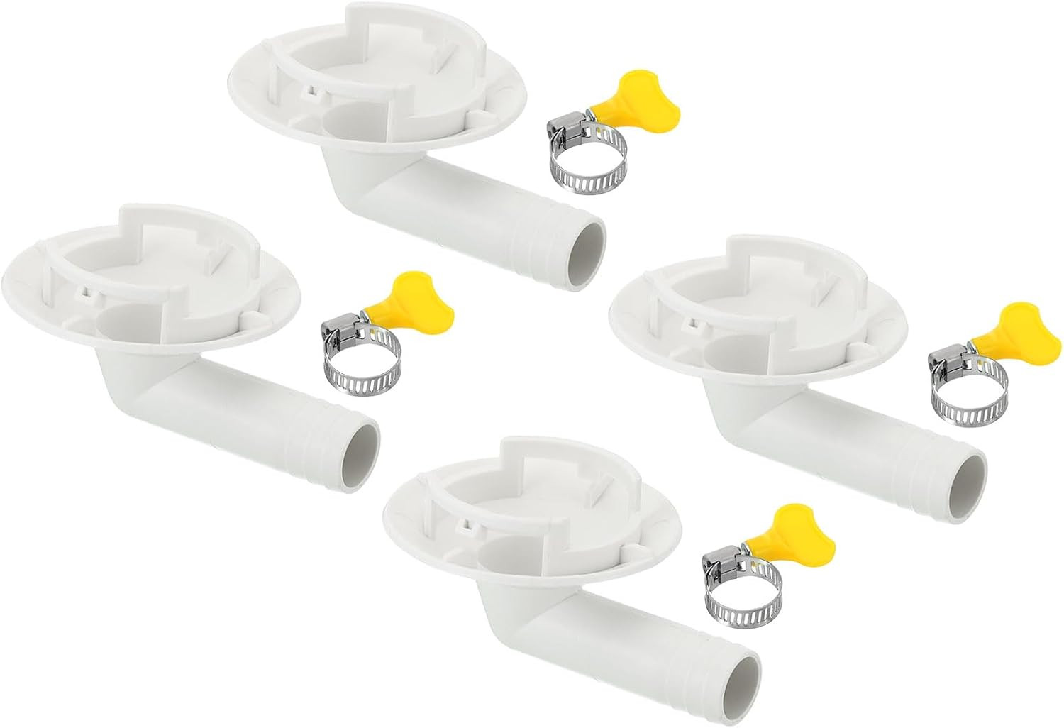 42Mm Air Conditioner Drain Hose Connector, 4 Pcs Universal Drain Connector with
