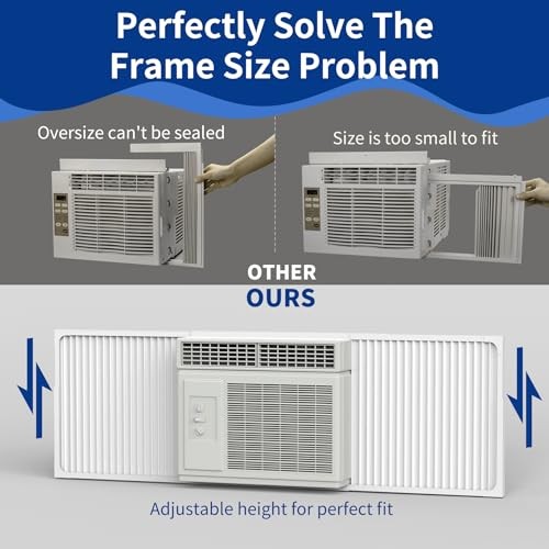 Window AC Side Panel Adjustable Frame