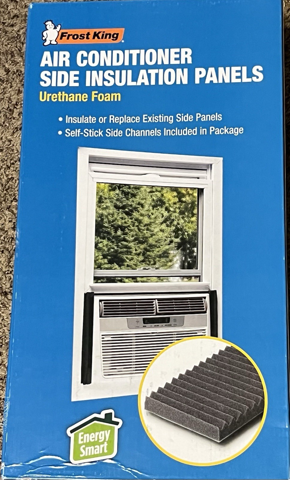 Frost King Foam Side Insulation Panels for Window Air Conditioner – AC14H