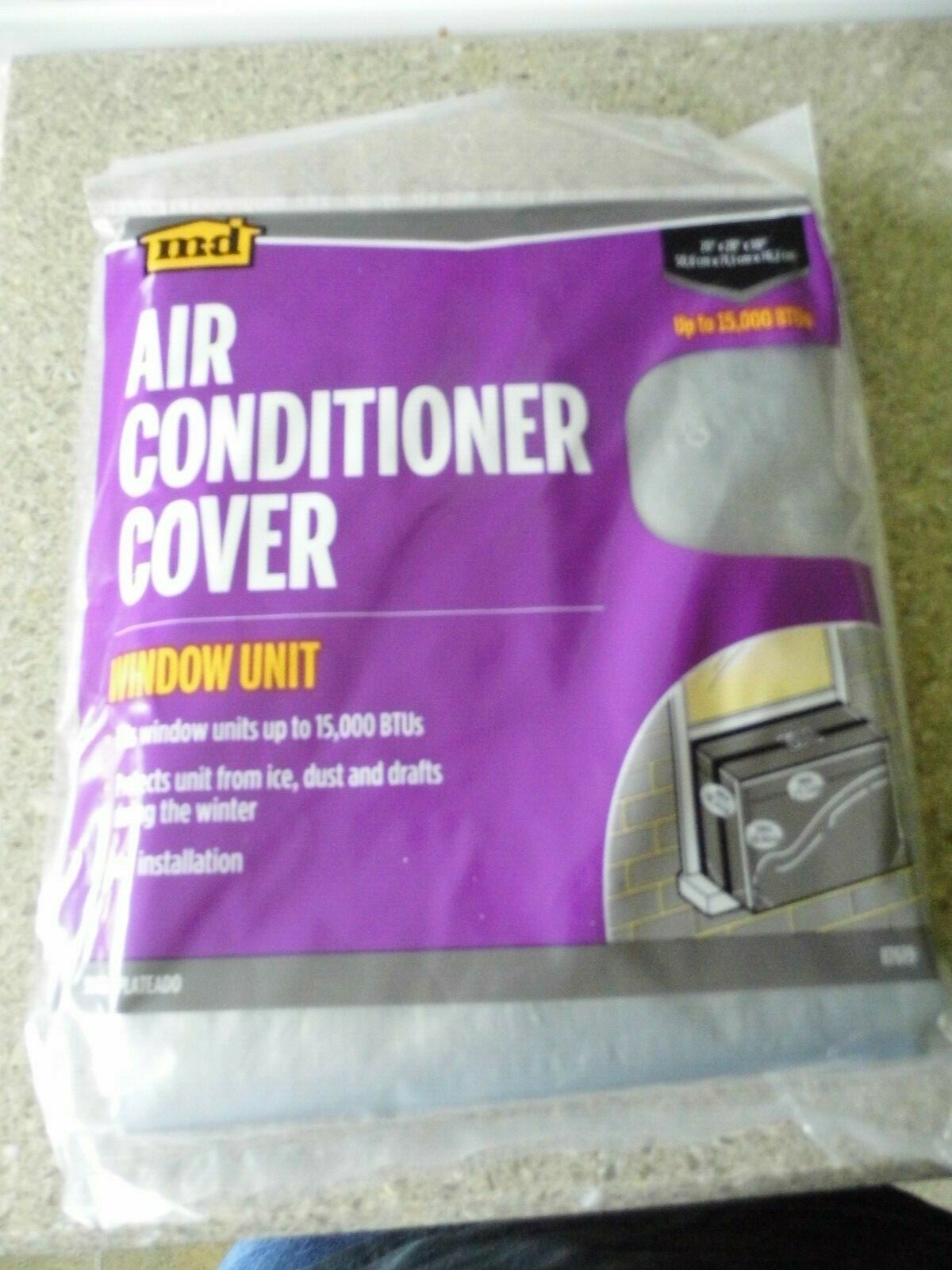 M-D Bld Products 87619 20-Inch by 28-Inch X 30-Inch Window Air Conditioner Cover