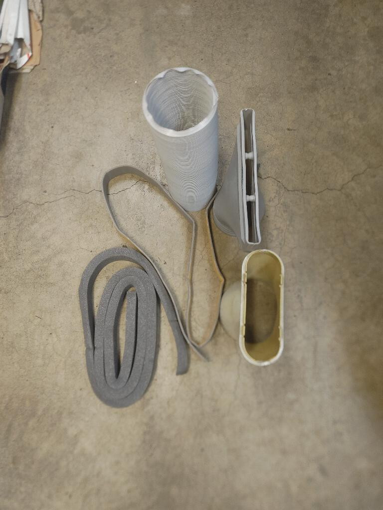 Portable Air Conditioner Window Vent Kit with Exhaust Hose , Kit , accessories A