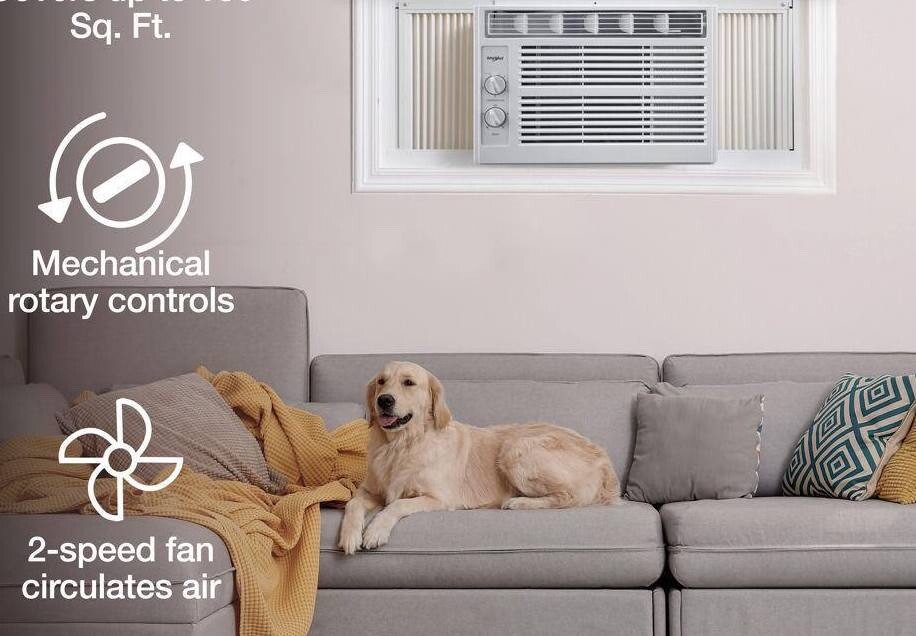 Whirlpool 10,000 BTU Window Air Conditioner, 115V, WHAW101CW – LOCAL PICK UP