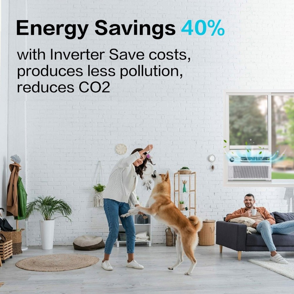 12000 BTU [WIFI CONTROL+TIMER] Inverter Window Air Conditioner 550 sp.ft AC Unit
