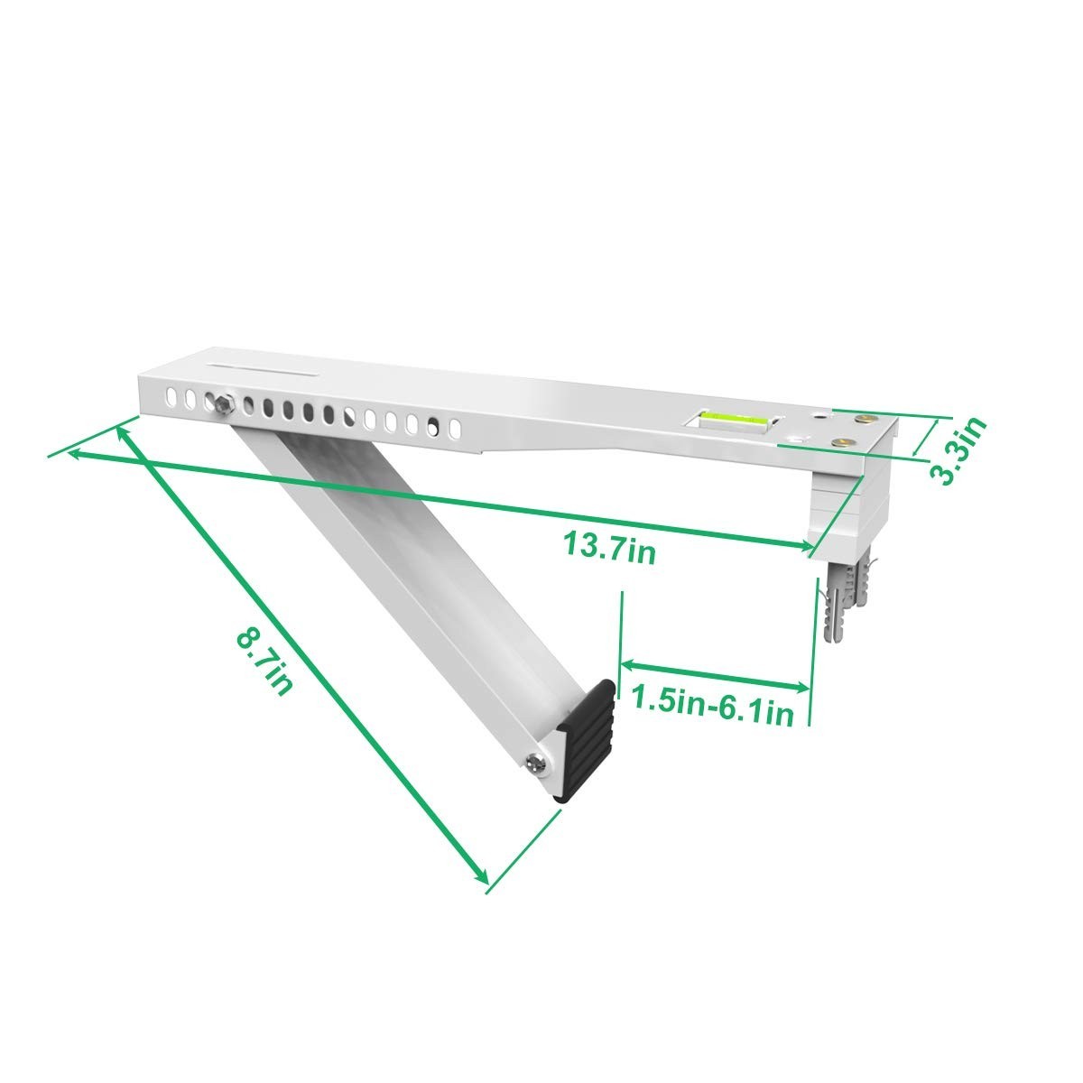 Universal Window Air Conditioner Bracket, Supports Up to 88 lbs, Fits 5,000-12,0