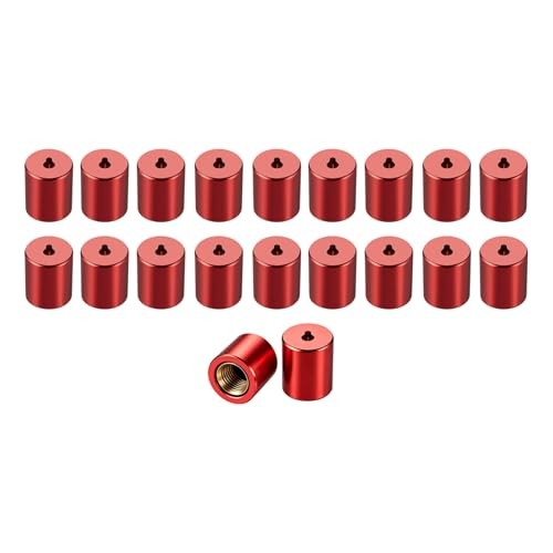 Refrigerant Locking Caps 20-Pack, 1/4 Inch Tamper Resistant AC Valve Port Cap