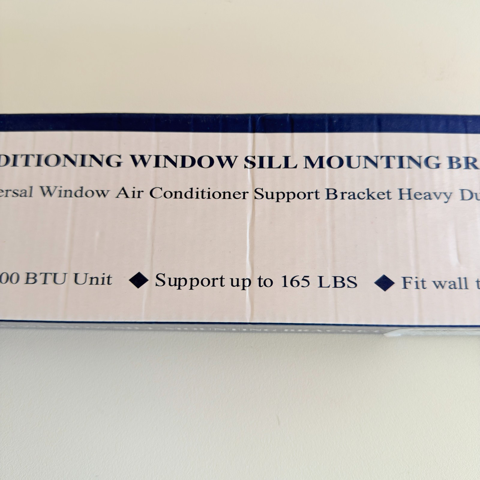 Air Conditioning Window Sill Mounting Bracket White Up to 165 LBS.