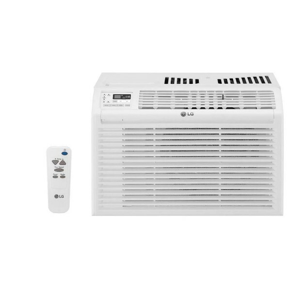 LG Electronics 6,000 BTU 115-Volt Window Air Conditioner with Remote