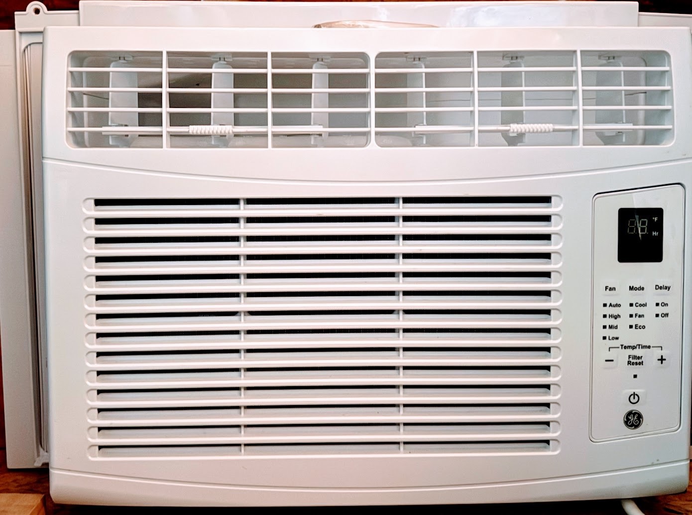 Four used white air conditioners. All working. No longer needed.