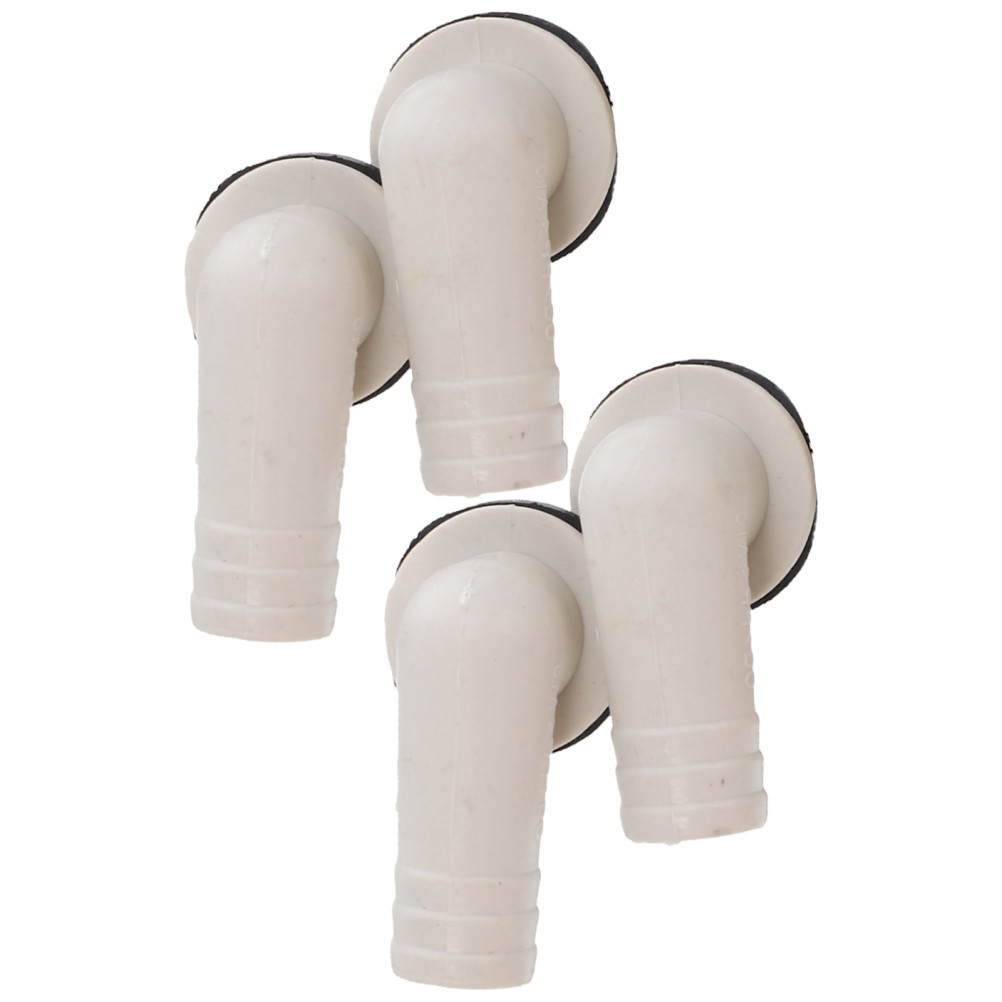 4 Pcs Air Conditioner Drain Connector 19mm Ac Fitting Water Hose Elbow