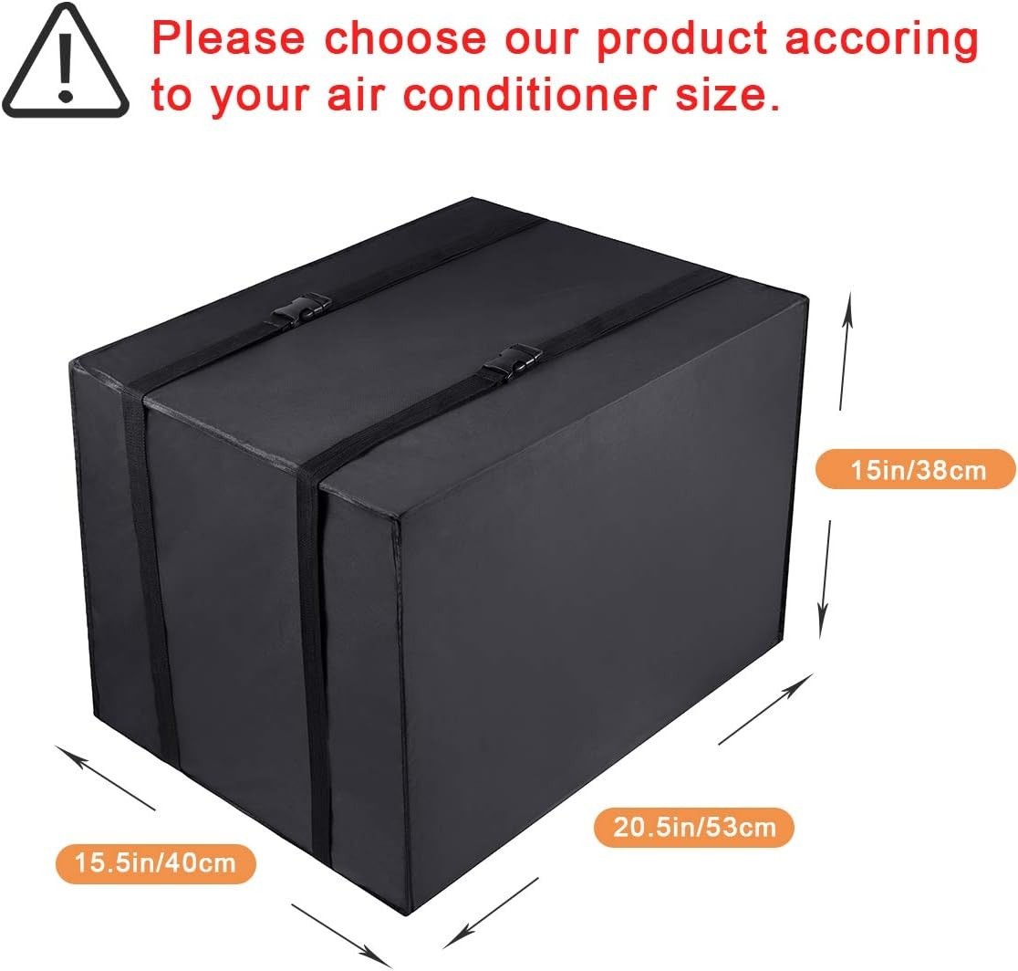 Outdoor Window AC Cover Waterproof Oxford 21x16x15 Protects 3000-7000 BTU