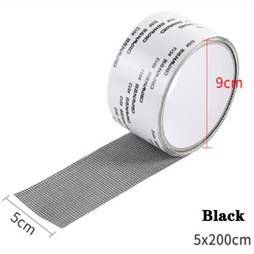 Screen Patch Repair Kit Window Repair Tape Fiberglass Covering Mesh Tool 5*200cm