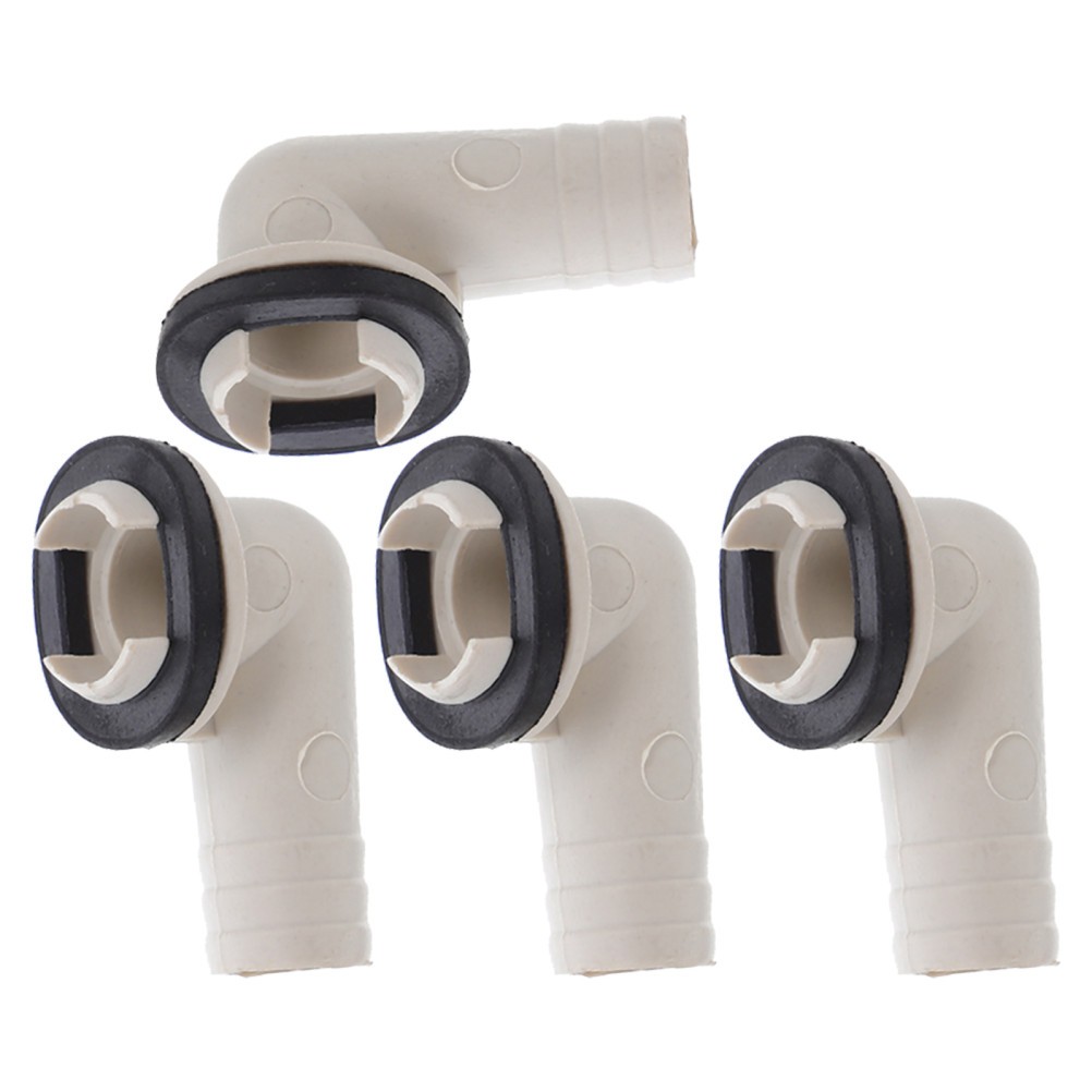 4 Pcs Air Conditioner Water Drain Pipe Leak-proof Ac Hose Port Adapter