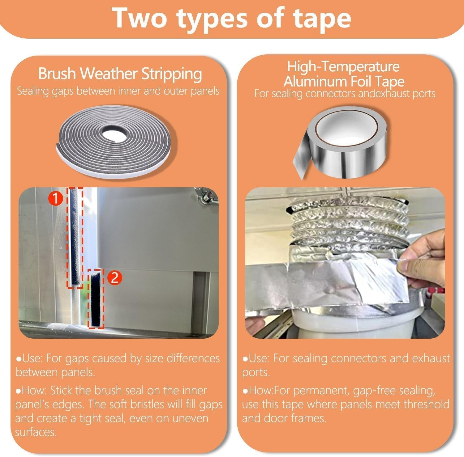 Portable Air Conditioner Window Vent Kit – Universal Adapter