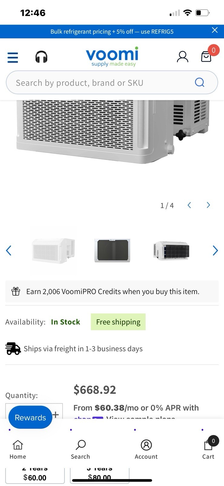 GE Profile ClearView 8,300 BTU Smart Ultra Quiet Window Air Conditioner