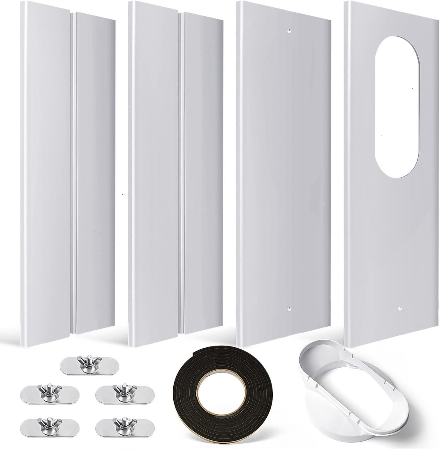 Portable Air Conditioner Window Kit with Coupler Adjustable Window Seal for AC U