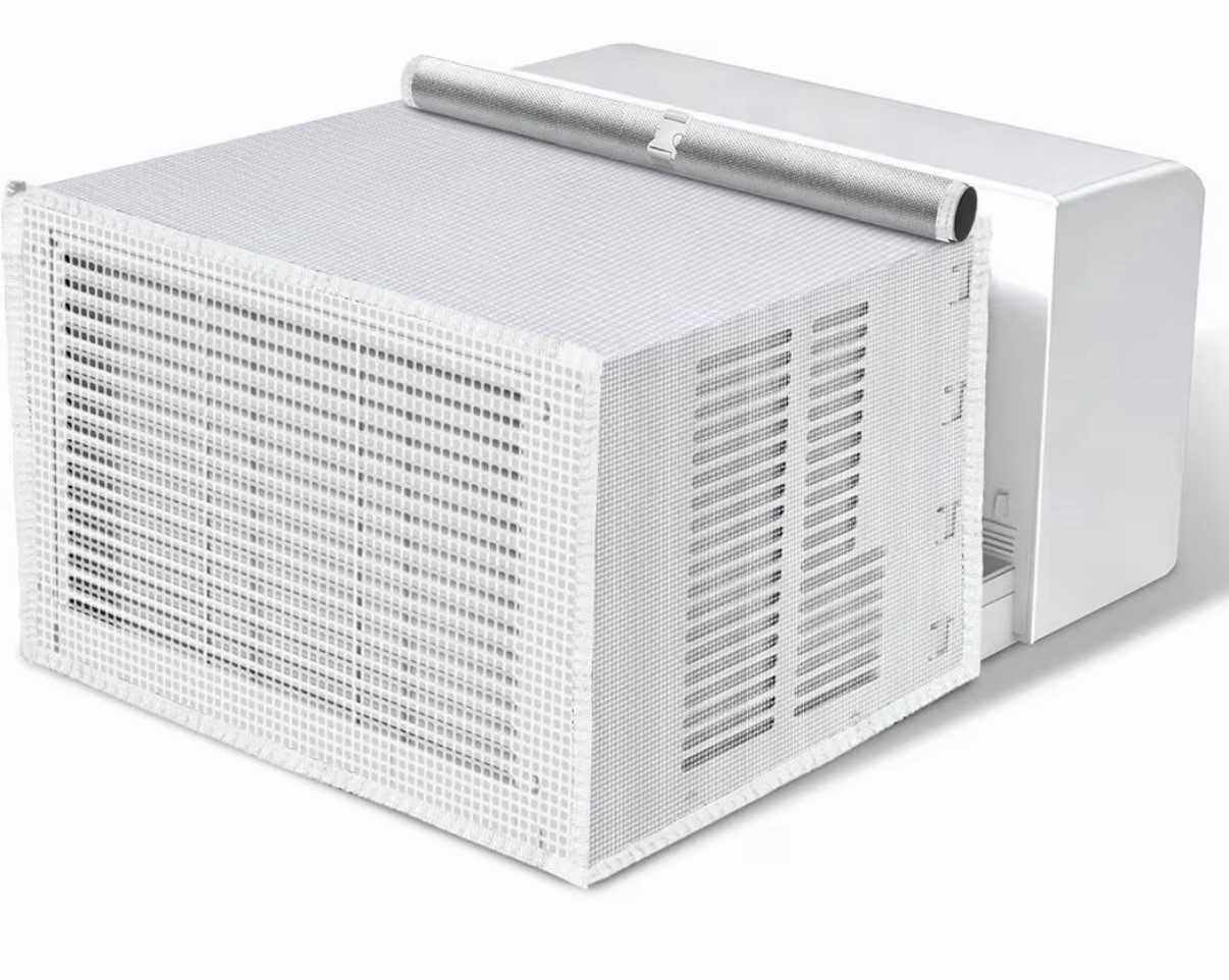 U-Shaped Window AC Cover: PVC Mesh for U Shape Window Air Conditioner 8000 10000
