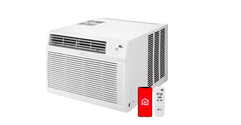 LG 12,000 BTU SMART WI-FI ENABLED WINDOW AIR CONDITIONER COOLS UP TO 550 SQ. FT