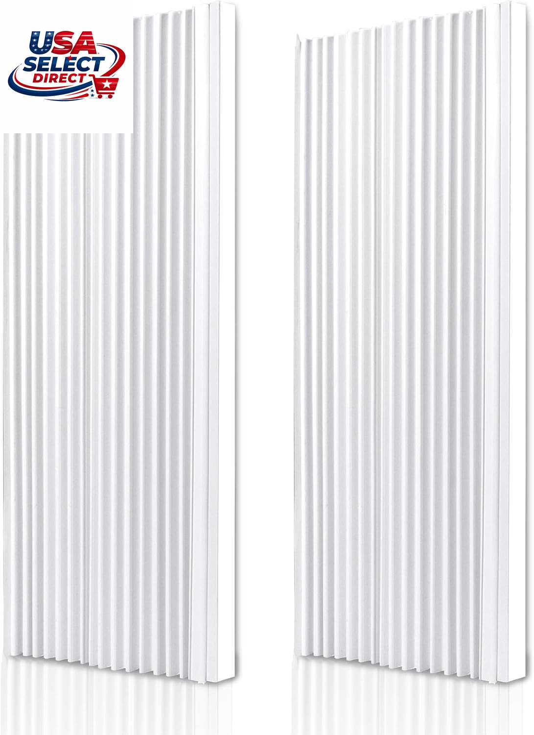 Window Air Conditioner Side Panels with Double Layers, Adjustable Insulation AC