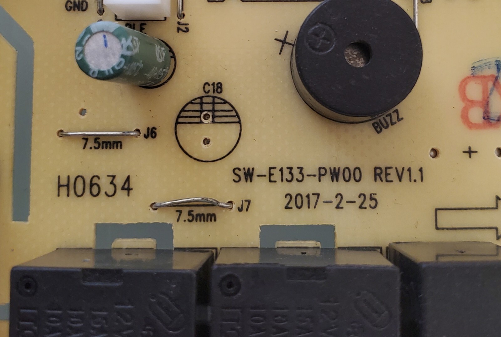 SW-E133-PW00 Main control board Wall Unit AC