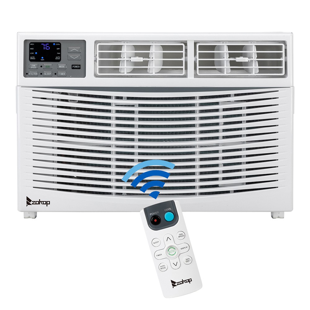 14000 BTU 115V Window Air Conditioner w/Wi-Fi & Remote Control up to 700 sp.ft