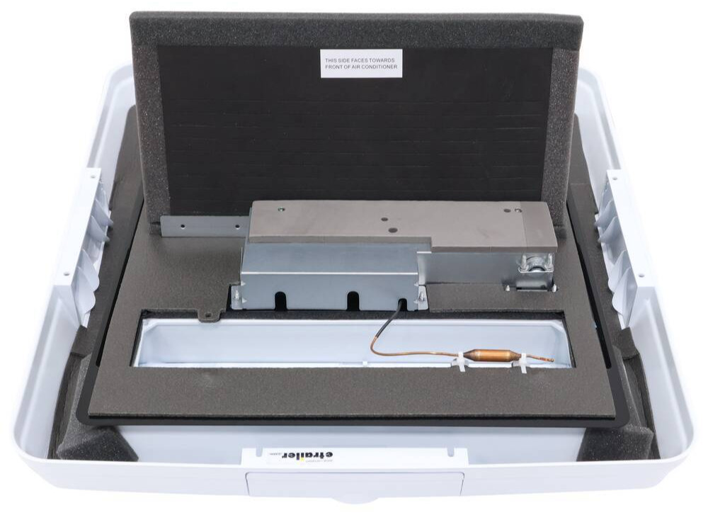 GE RV Air Conditioner Ceiling Assembly – Manual Control Panel A/C Unit White