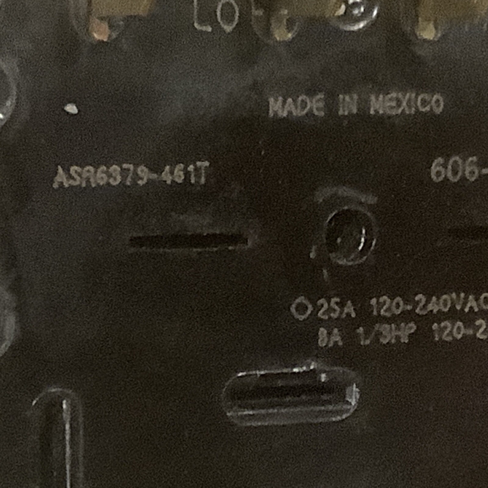 Function Switch For room A/C GE ASR 6379-4617 p/n 606-072-05 3speed