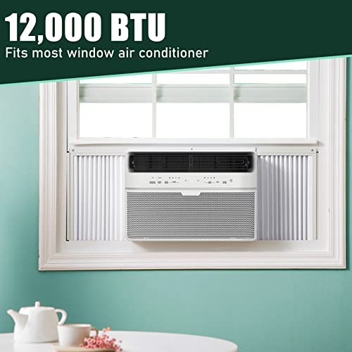 Window Air Conditioner Side Panels with Frame, Fit Most Units of 12,000 BTU