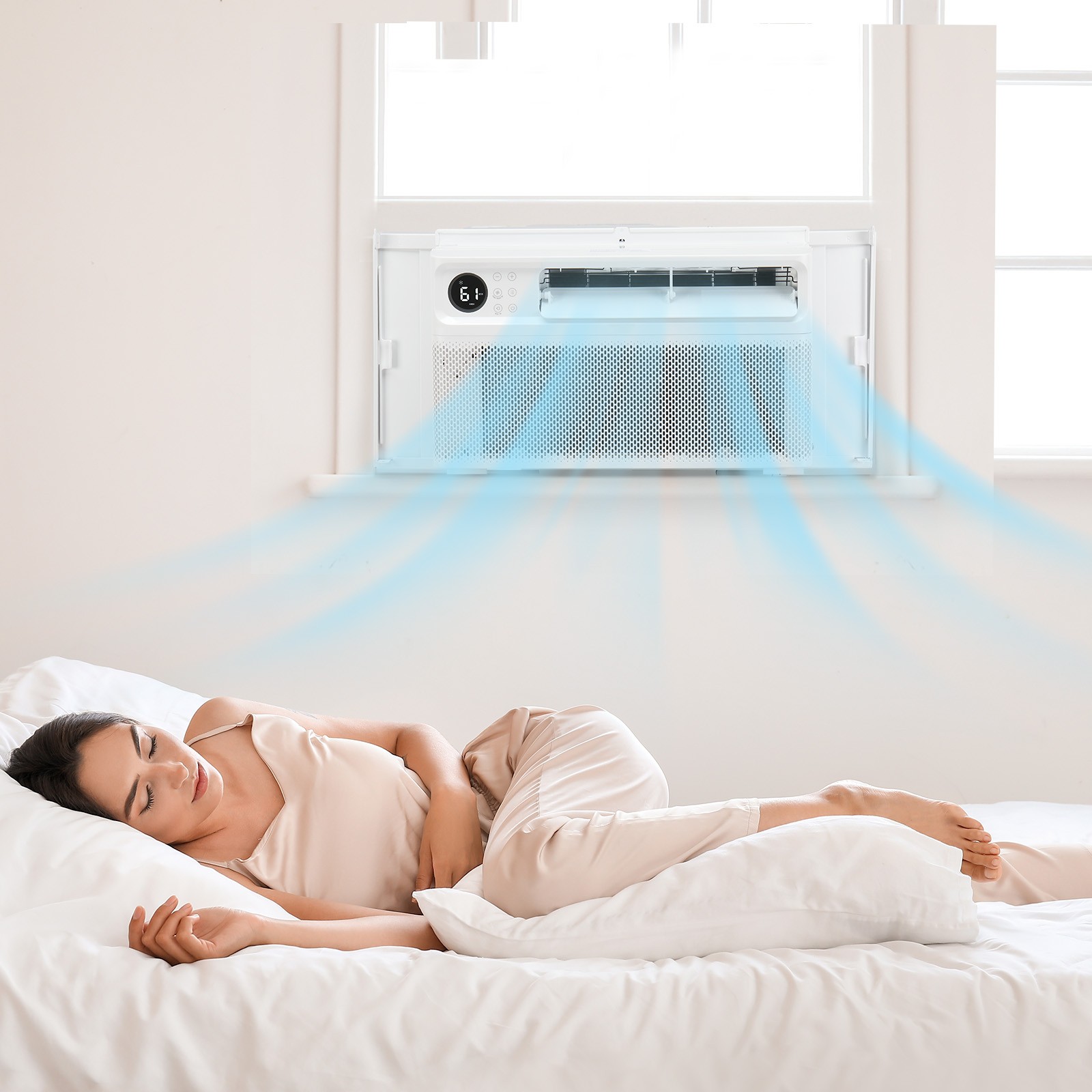12000 BTU Window Air Conditioner with Inverter Compressor, AC Unit for Window