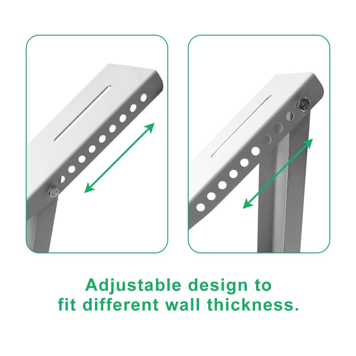 Universal Window Air Conditioner Bracket, Supports Up to 88 lbs, Fits 5,000-12,0