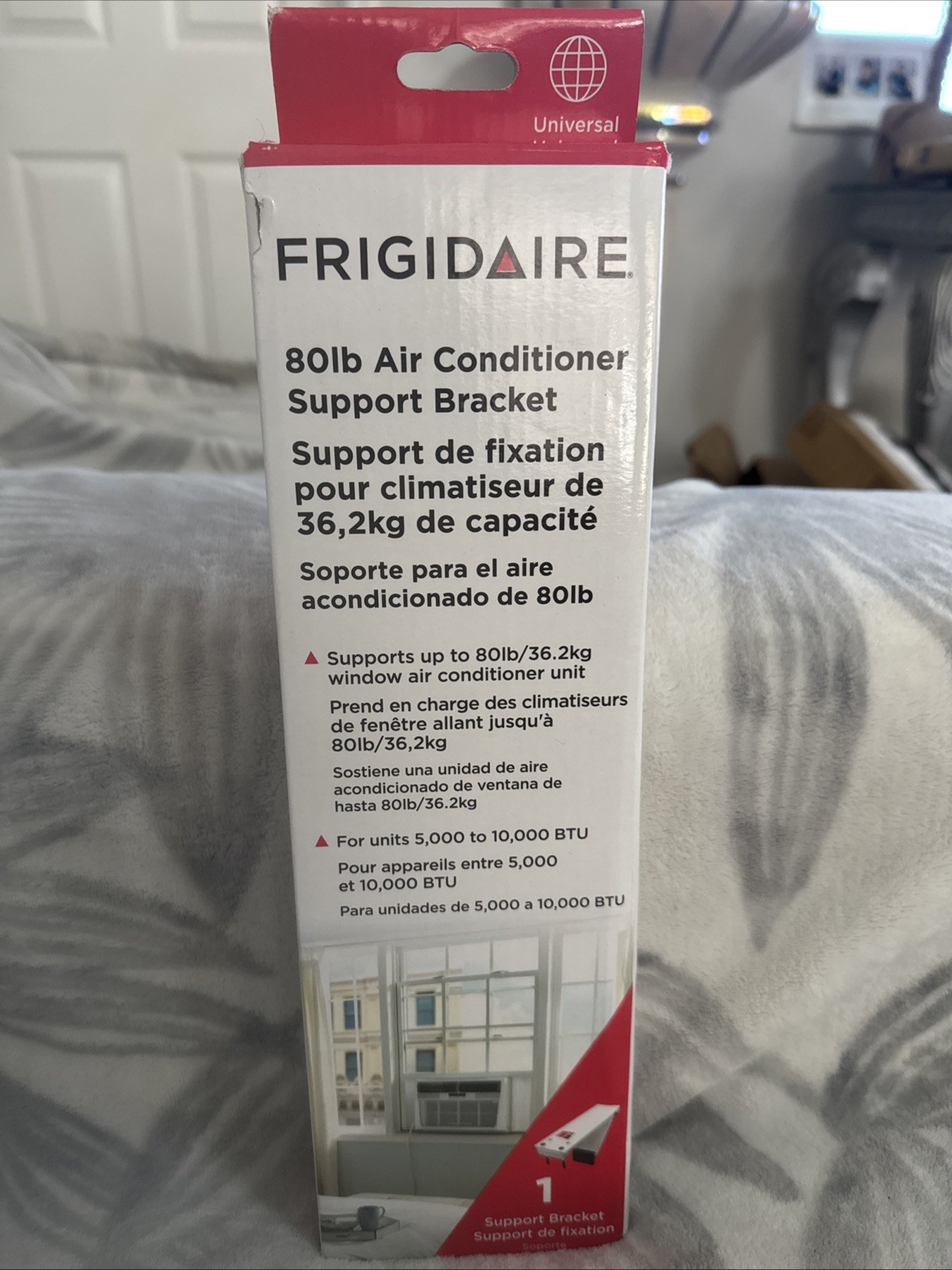 Frigidaire 18FFRACB01 Air Conditioner Unit Support Bracket 80 lb White New BLS18