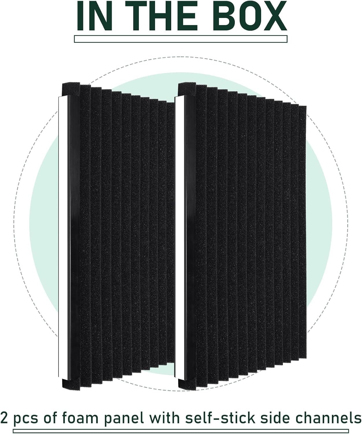 Window Air Conditioner Insulation Foam Panels, AC Side Panels Kit, 17in H x 9…