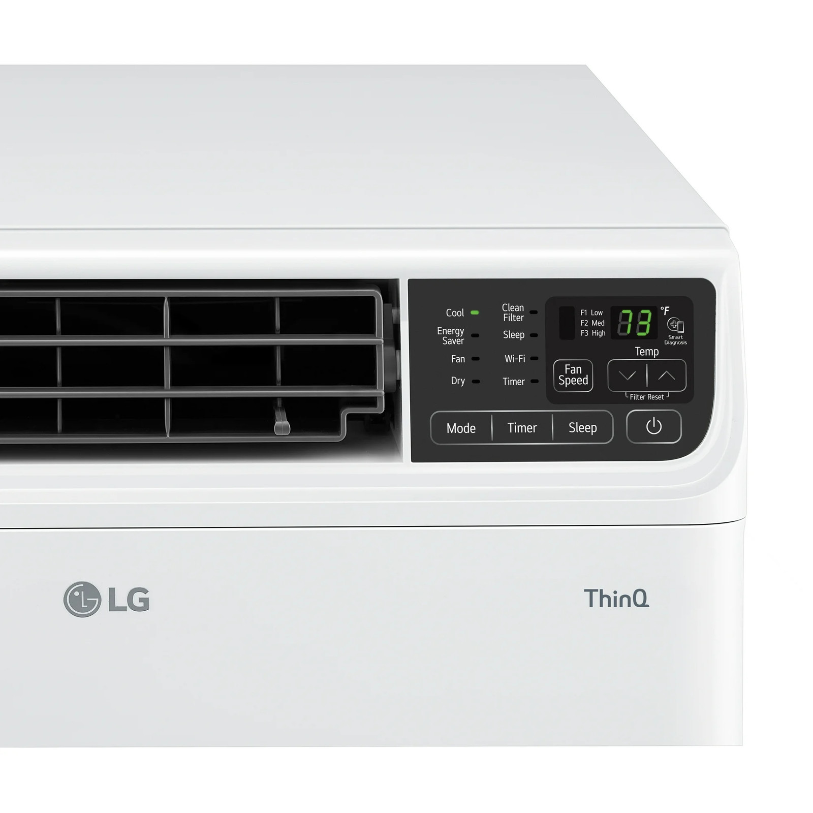 LG LW1022IVSM 10,000 BTU 450 sq ft Dual Inverter Smart Window Air Conditioner,