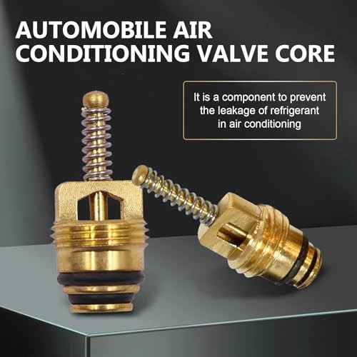 7 PCS Air Conditioning Valve Core Kit, AC Low Pressure Port Cap, AC