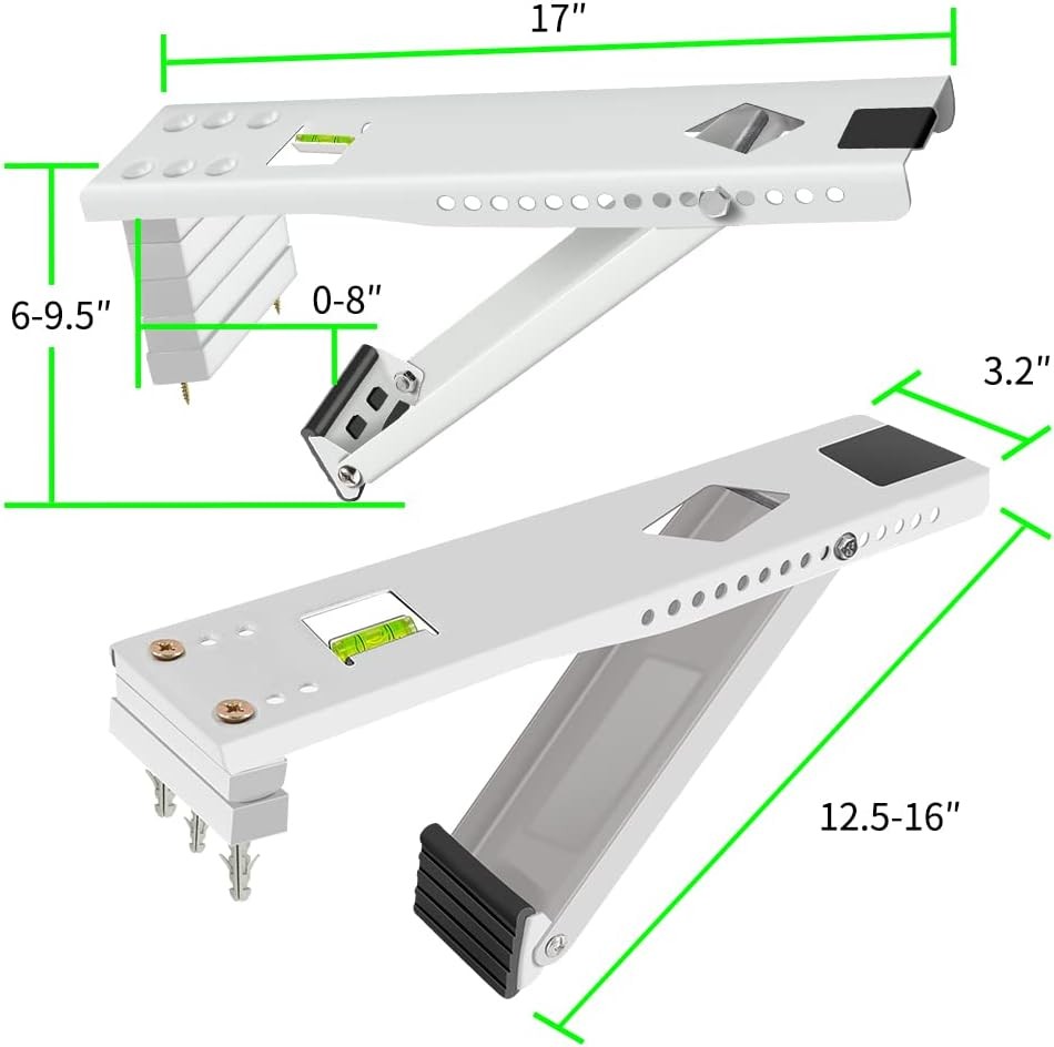 Window Air Conditioner Support Bracket Relieves Weight Stress On The Window