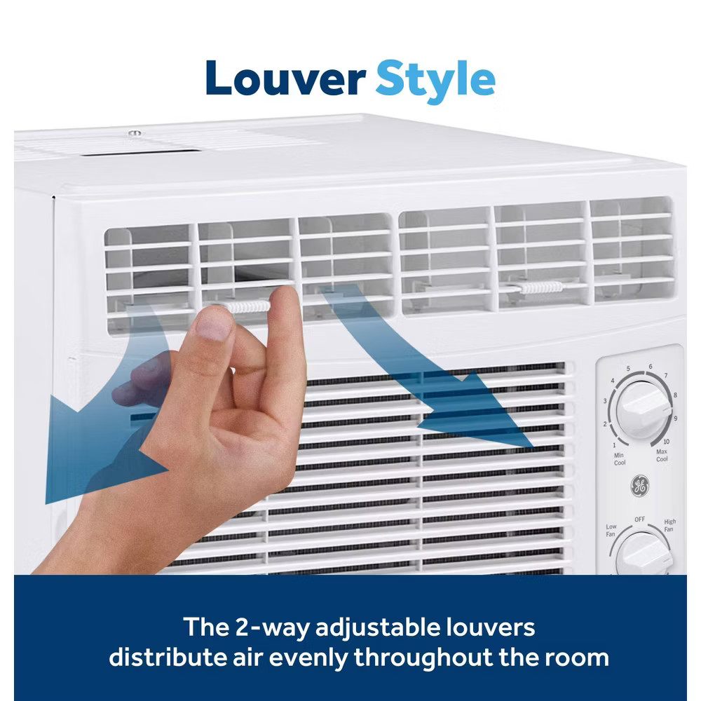 GE Appliances 5000 BTU Mechanical Window Air Conditioner Unit