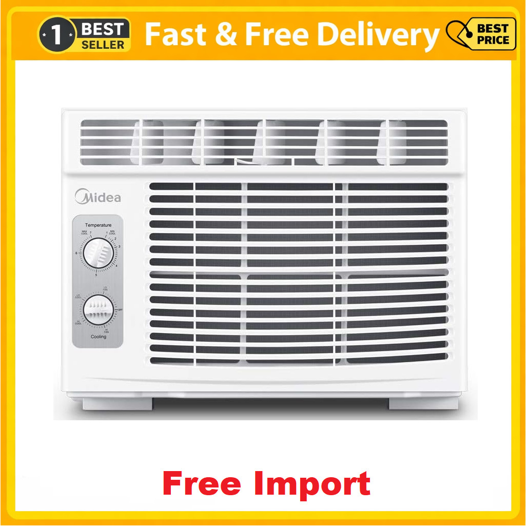 Midea 5000 BTU Window Air Conditioner Small Room AC 150 Sq Ft EasyCool NEW