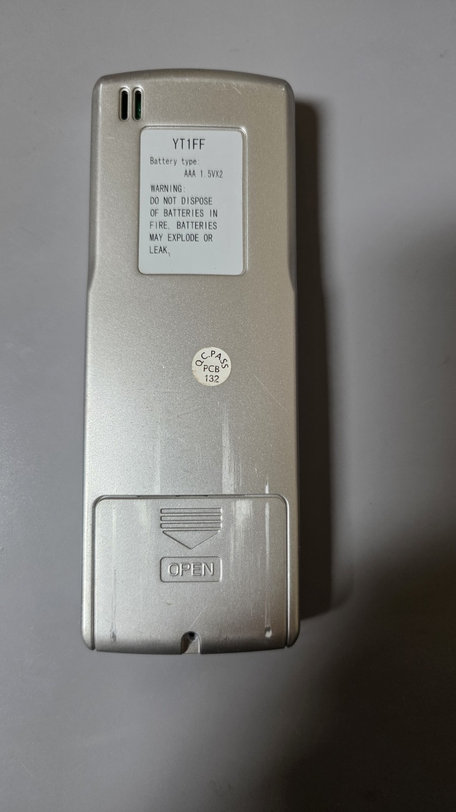 Used Gree Air Conditioner Remote Control YTOF YT1FF YT1F1 YT1F2 YT1F3