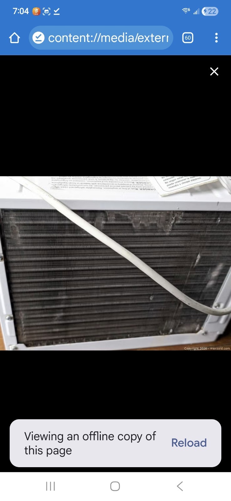 Amana AMAP050CW 5,000BTU 115V Window-Mounted Air Conditioner and Dehumidifier AC