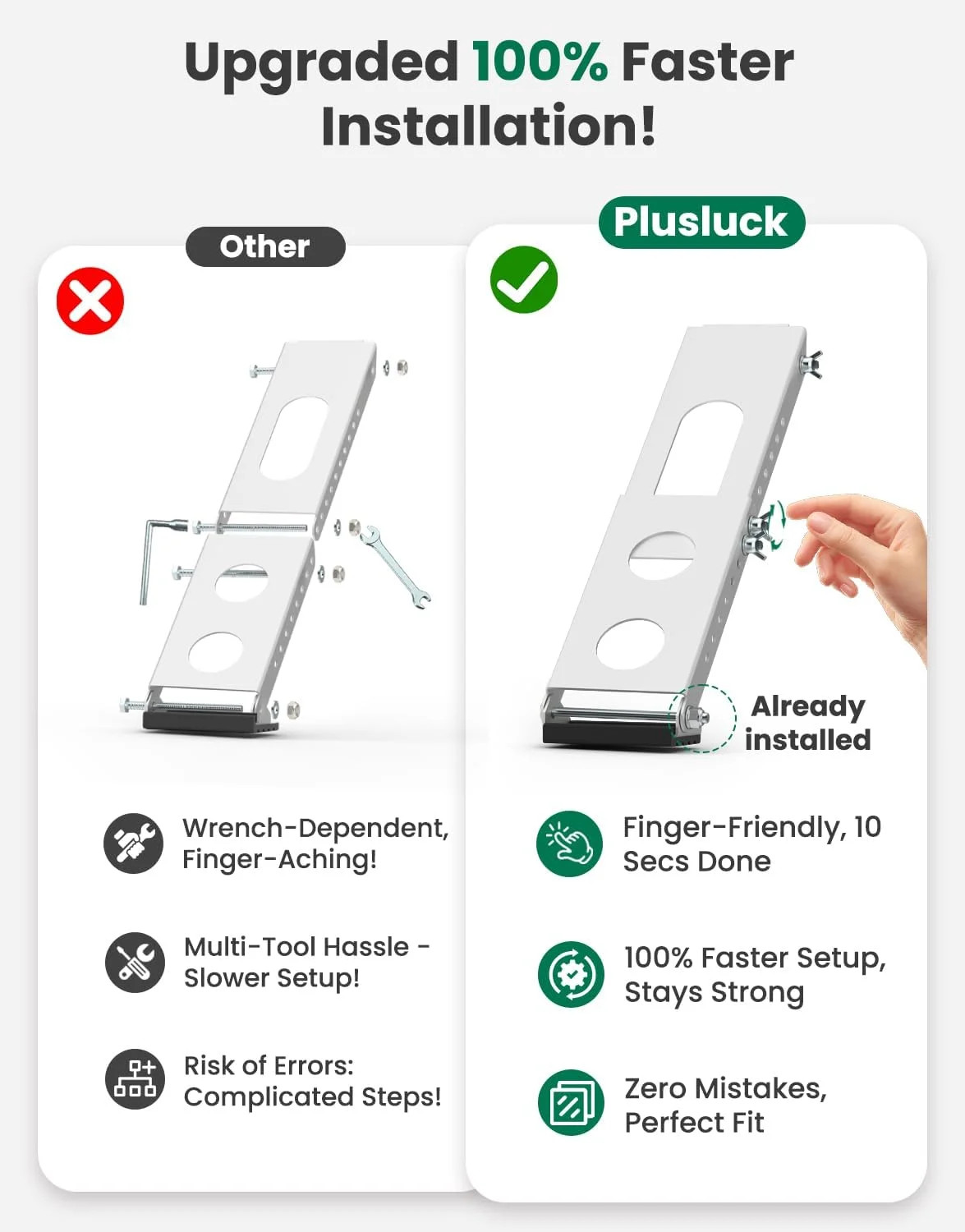 Window Air Conditioner Support Bracket: Adjustable Anti-Slip Shock-Absorbing Mat