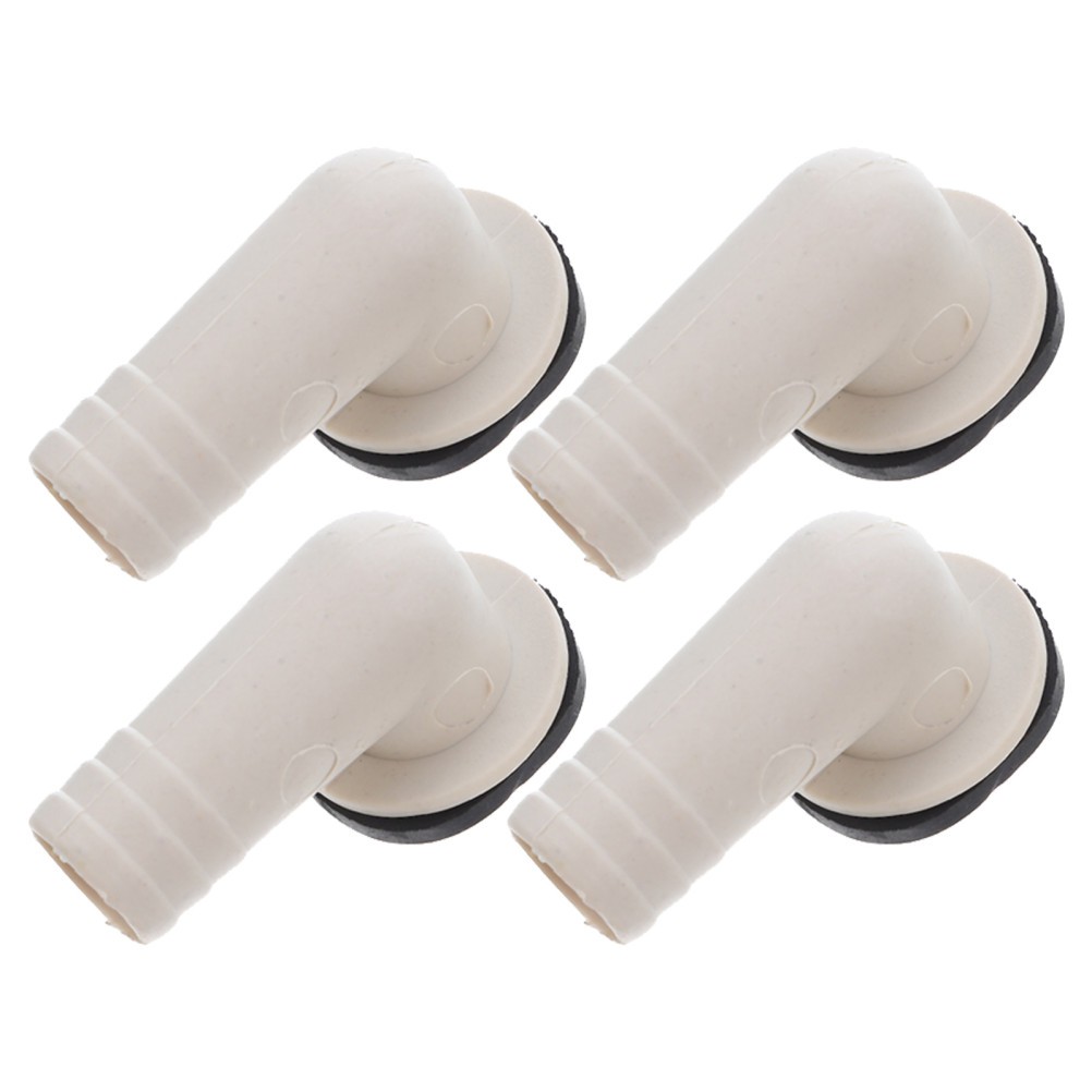 12 pcs Air Conditioner Drain Hose Connector, 3/4 Inch(19mm) Elbow Fitting with