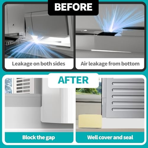 Foam Block for Midea U Shaped Window Air Conditioner Units, Air Conditioner