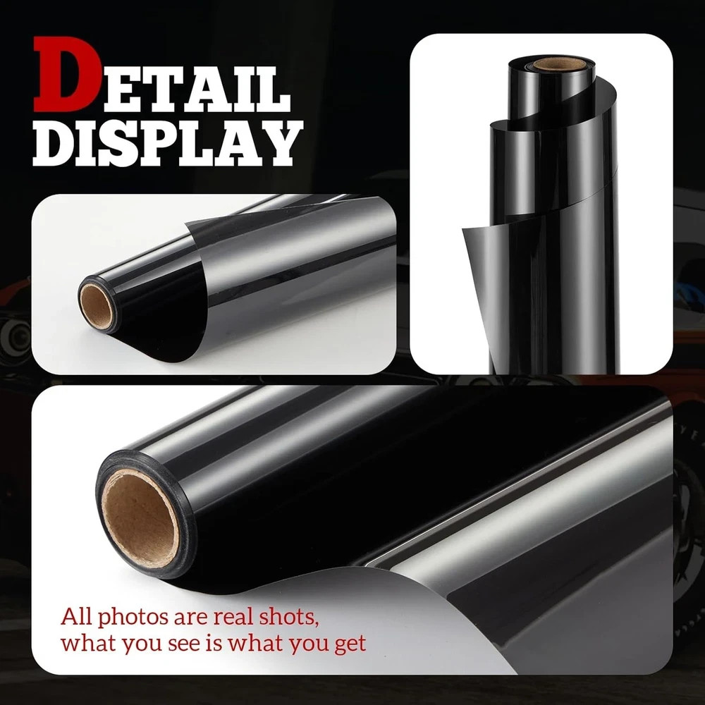 5% VLT Ceramic Car Window Tint Film (40&Prime; X 100FT) – Heat & Glare Reduction, Bloc