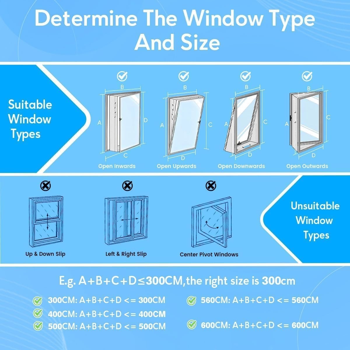 Energy-Saving Window Seal Kit for Portable Air Conditioners