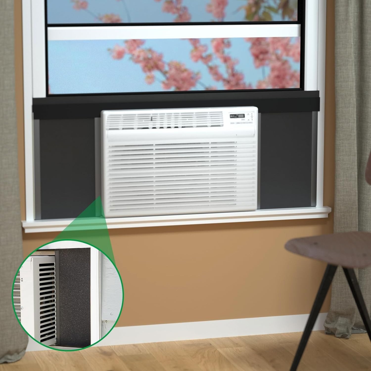 Window Air Surround Foam Insulation Panels, for Air Conditioner Side Insulating