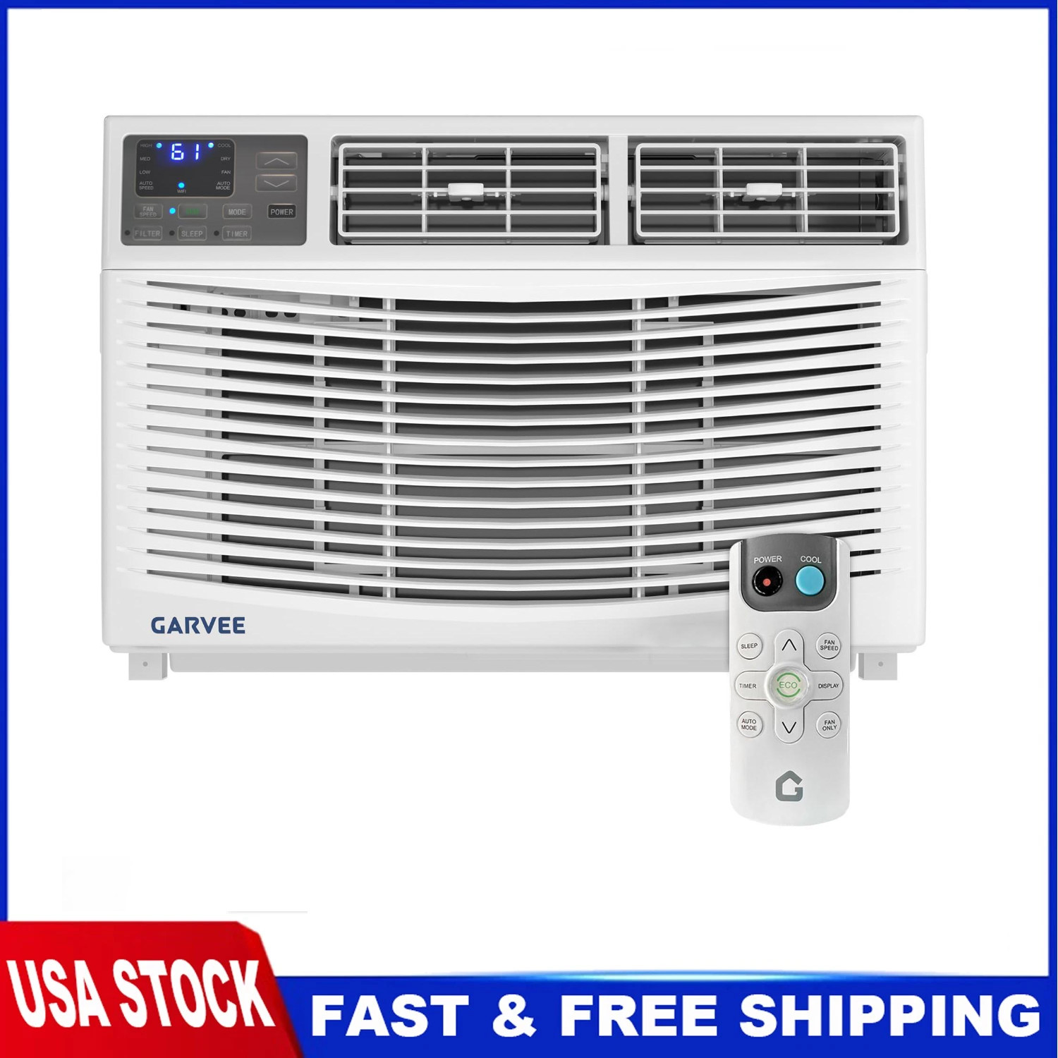 12000 BTU Window Air Conditioner 3 Cooling & Fan Speeds up to 550 Sq. Ft Quiet