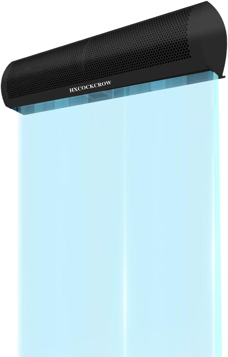 60&Prime; Commercial Air Curtain – Powerful Fly Fan for Doors, Keeps Bugs Out