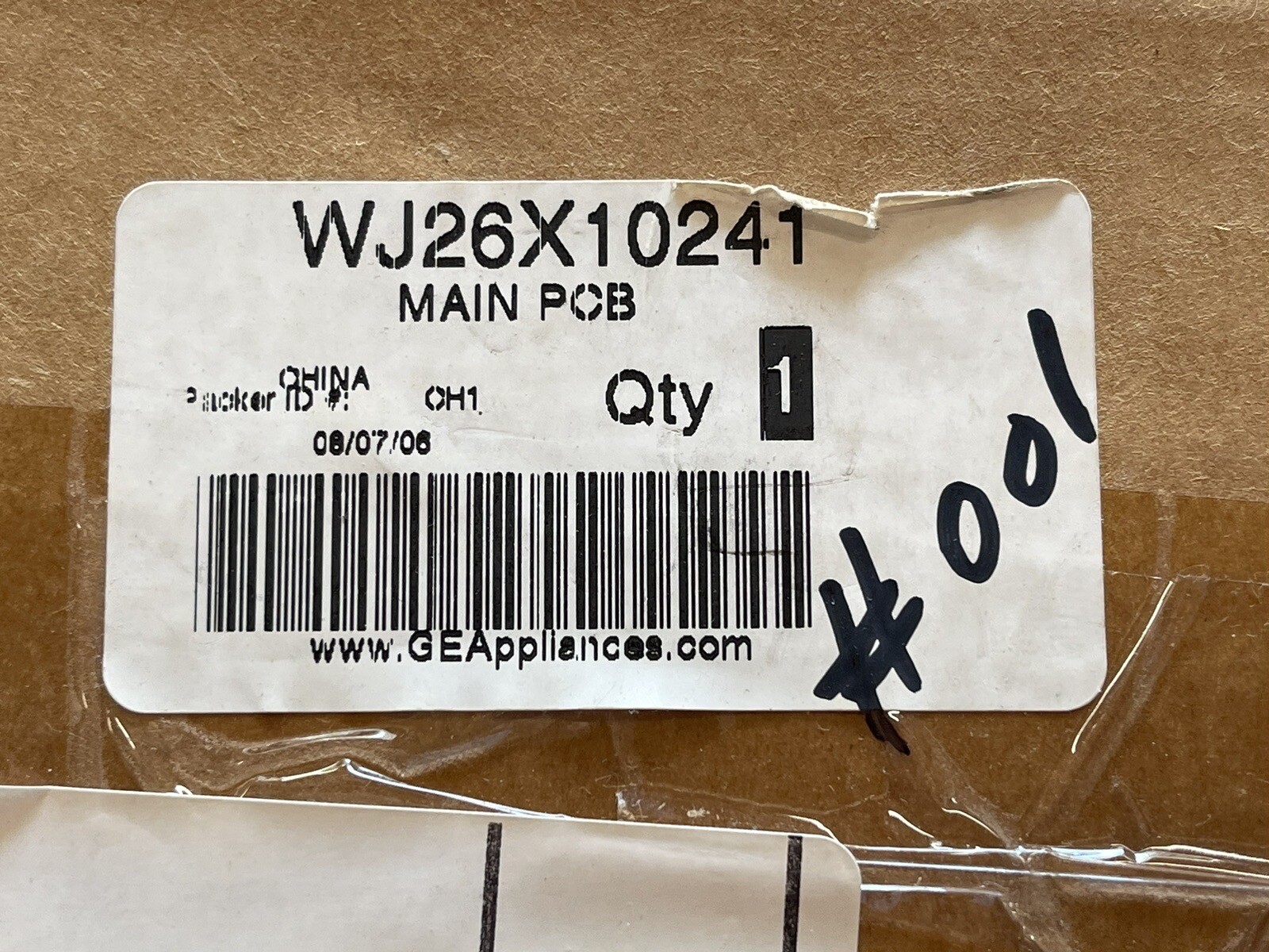 GE Air Conditioner Parts Main PCB Parts WJ26X10241