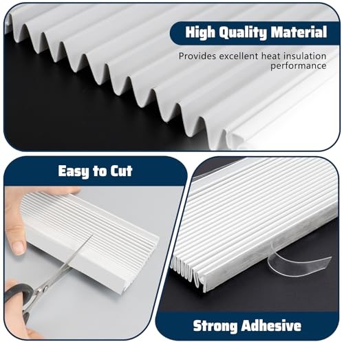 Adjustable Window Air Conditioner Side Panels with Frame Set,Extra Wide Window